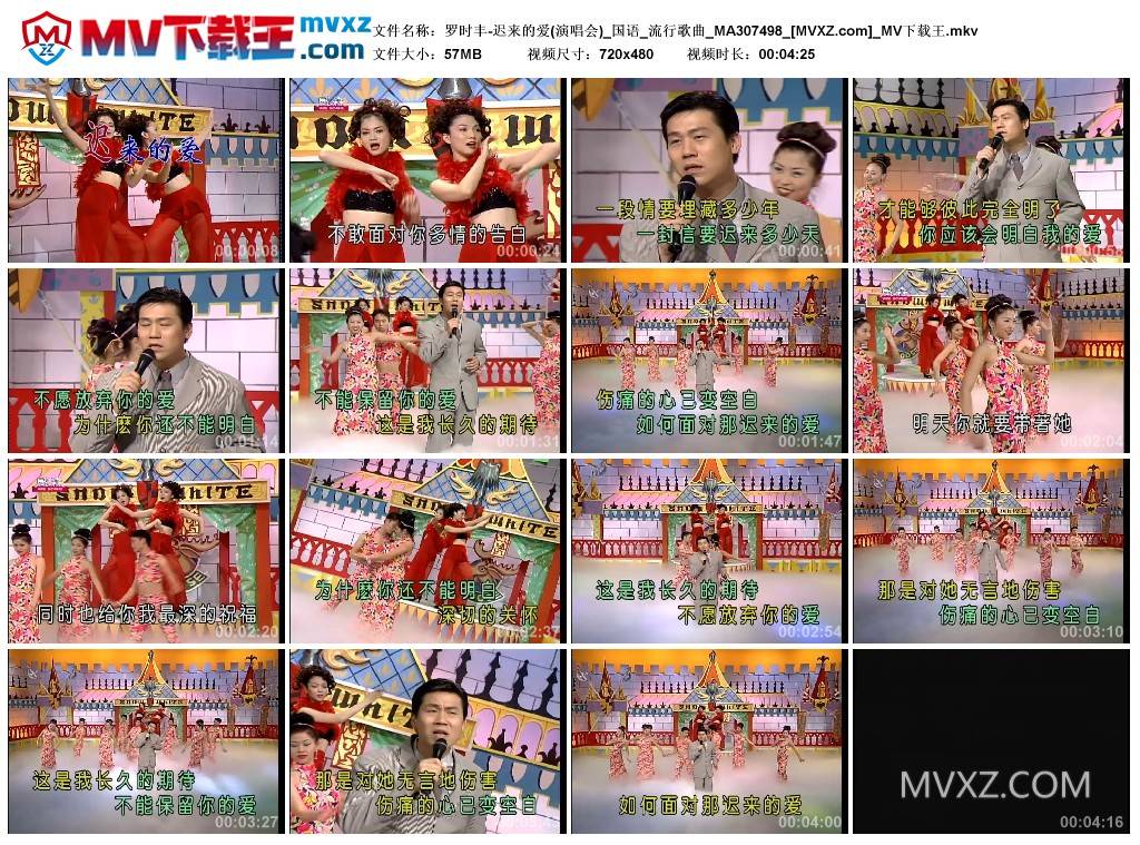 罗时丰-迟来的爱(演唱会)_国语_流行歌曲_MA307498